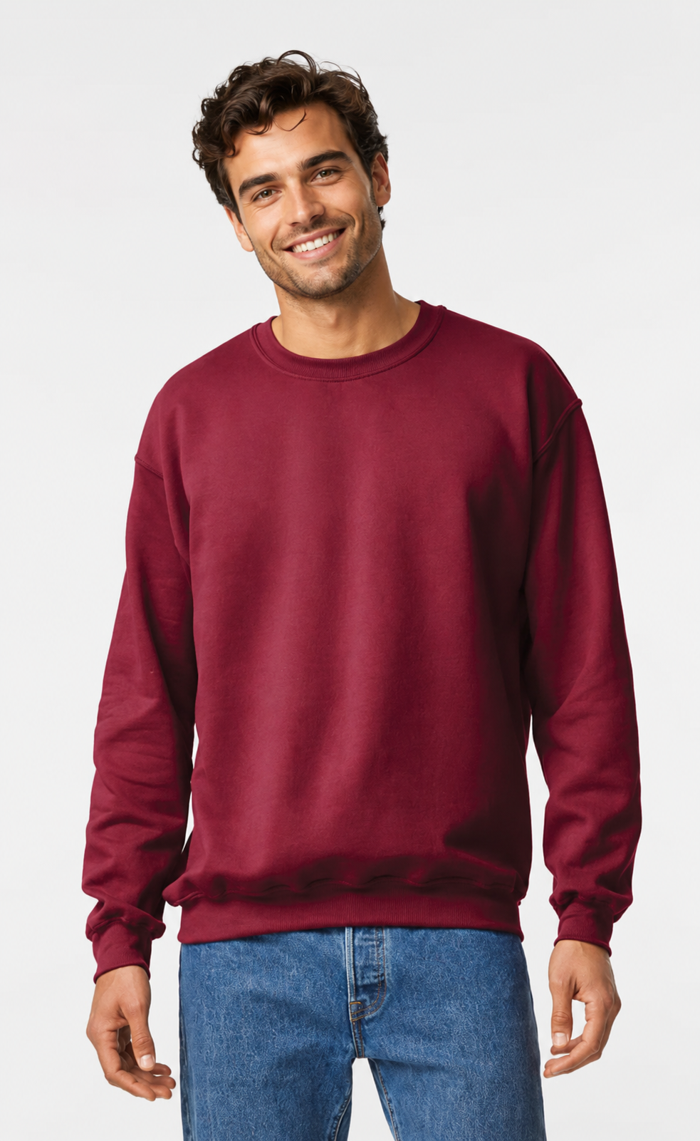. Sudaderas de cuello redondo para grupos con diseño propio